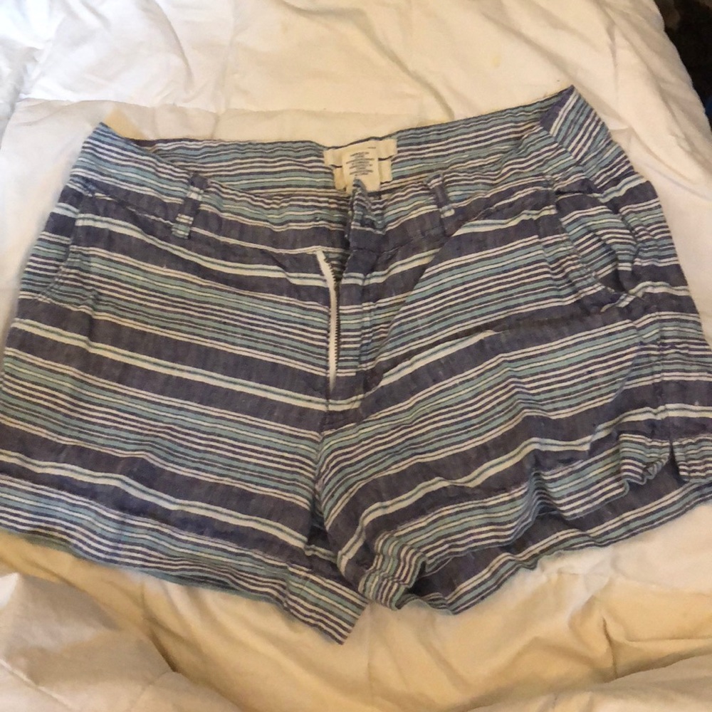 100% linen BRITISH KHAKI Shorts